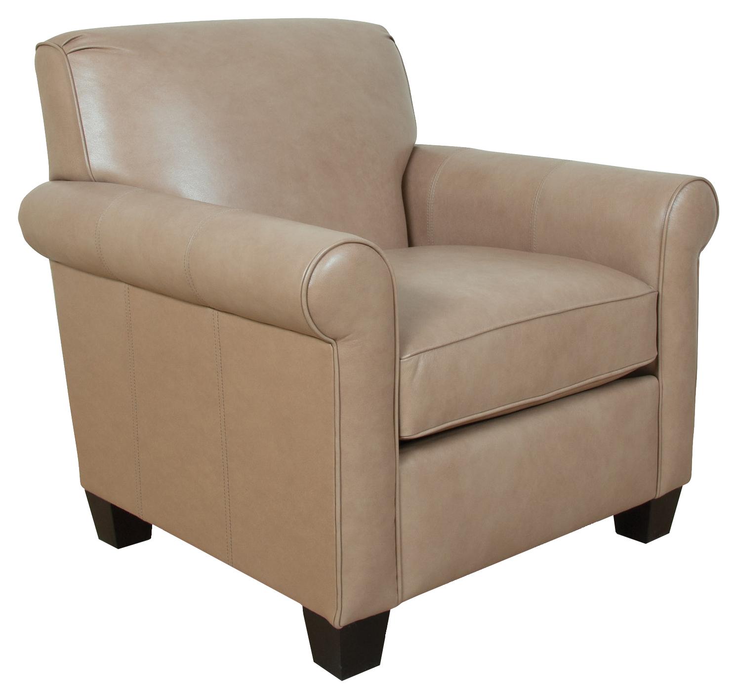 England Viola Casual Rolled Arm Chair With Welt Cord Trim AHFA